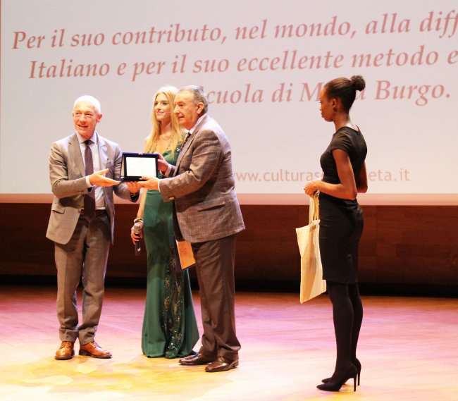 Director Fernando Burgo awarded with the “Stella al Merito sociale 2018”